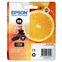 EPSON 33XL / T3361XL (Orangen) photo schwarz Druckerpatrone