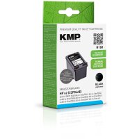 KMP H160  schwarz Druckerpatrone kompatibel zu HP 62 (C2P04AE)