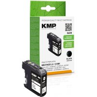 KMP B60B  schwarz Druckerpatrone kompatibel zu brother LC-123BK