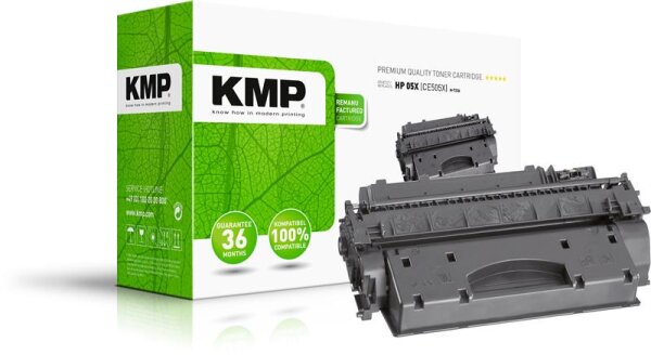 KMP H-T236  schwarz Toner kompatibel zu HP 05X (CE505X)
