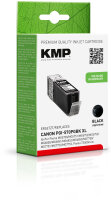 KMP C107BX  schwarz Druckerpatrone kompatibel zu Canon PGI-570 XL PGBK
