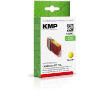 KMP Patrone Canon CLI-571 Y XL yellow 715 S. C107YX kompatibel