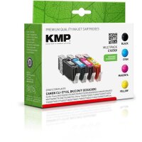 KMP Patrone Canon CLI571 Multipack 645-5565 S. C107XY kompatibel