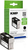 KMP E166  schwarz Druckerpatrone kompatibel zu EPSON 13 XL / T1301 XL