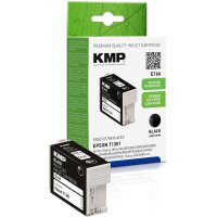 KMP E166  schwarz Druckerpatrone kompatibel zu EPSON 13 XL / T1301 XL