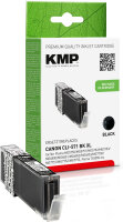 KMP C107BKX  schwarz Druckerpatrone kompatibel zu Canon CLI-571 XL BK