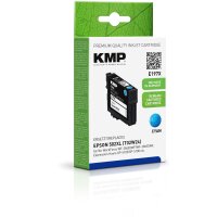 KMP E197X  cyan Druckerpatrone kompatibel zu EPSON 502XL (T02W24)