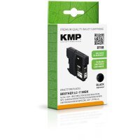 KMP B78B  schwarz Druckerpatrone kompatibel zu brother LC-1100BK