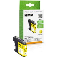 KMP B62YX  gelb Druckerpatrone kompatibel zu brother LC-223Y