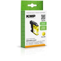 KMP B62YX  gelb Druckerpatrone kompatibel zu brother LC-223Y