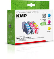 KMP C74V  cyan, magenta, gelb Druckerpatronen kompatibel...