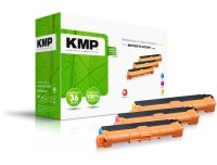 KMP B-T125X  cyan, magenta, gelb Toner kompatibel zu brother TN-247C/M/Y, 3er-Set