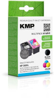 KMP H168V  schwarz, color Druckerpatronen kompatibel zu...