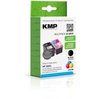 KMP Patrone HP HP302L F6U68AE Multipack BK/C/Y/M H168VX remanufactured