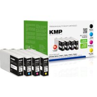 KMP E220VXX  schwarz, cyan, magenta, gelb Druckerpatronen kompatibel zu EPSON T7891XXL, 4er-Set