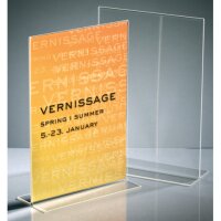 SIGEL gerade Tischaufsteller DIN A4 beid gallery