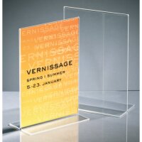 SIGEL gerade Tischaufsteller DIN A5 beid gallery