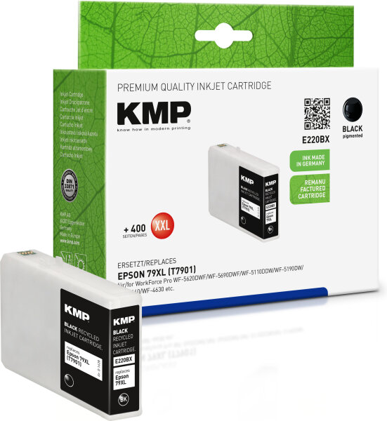 KMP E220BX  schwarz Druckerpatrone kompatibel zu EPSON T7901XL