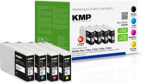 KMP E220VX  schwarz, cyan, magenta, gelb Druckerpatronen kompatibel zu EPSON T7901XL, T7902XL, T7903XL, T7904XL, 4er-Set