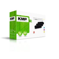 KMP H-T242XCMY  cyan, magenta, gelb Toner kompatibel zu HP 410X (CF252XM), 3er-Set