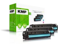 KMP H-T189CMY  cyan, magenta, gelb Toner kompatibel zu HP...