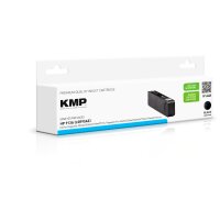 KMP Patrone HP 913A  (L0R95AE) black 3500 S. Hybrid-Chip refilled