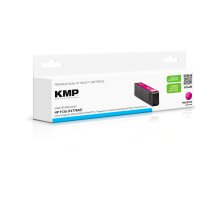 KMP Patrone HP 913A (F6T78AE) magenta 3000 S.  Hybrid-Chip refilled