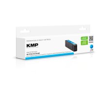 KMP Patrone HP 973X  (F6T81AE) cyan 7000 S. Hybrid-Chip refilled