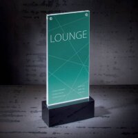 SIGEL luminous LED-Tischaufsteller 1/3 D gallery