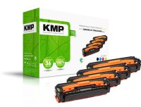 KMP SA-T57V  schwarz, cyan, magenta, gelb Toner kompatibel zu SAMSUNG CLT-P504C (SU400A), 4er-Set