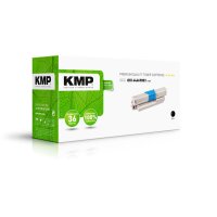 KMP Toner OKI 44469803 black 3500 S. O-T27 remanufactured