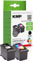 KMP C95V  schwarz, color Druckköpfe kompatibel zu Canon PG-540/CL-541, 2er-Set