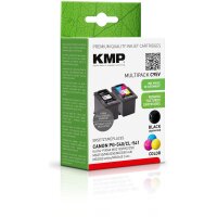 KMP C95V  schwarz, color Druckköpfe kompatibel zu Canon PG-540/CL-541, 2er-Set