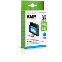 KMP H166CX  cyan Druckerpatrone kompatibel zu HP 953XL (F6U16AE)