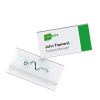 DURABLE Namensschilder mit Nadel 6,0 x 3,0 cm