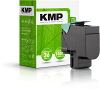 KMP L-T111B  schwarz Toner kompatibel zu LEXMARK...