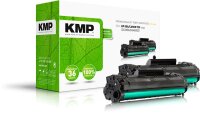 KMP H-T154D  schwarz Toner kompatibel zu HP 85A; Canon...