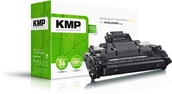 KMP H-T243A  schwarz Toner kompatibel zu HP 87A (CF287A)