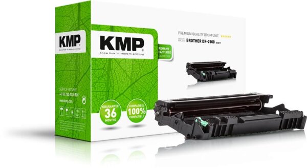 KMP B-DR17  schwarz Trommel kompatibel zu brother DR-2100