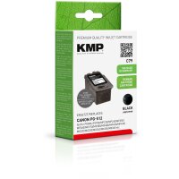 KMP Patrone Canon PG512 black 420 S. C79 refilled