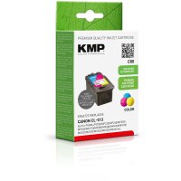 KMP Patrone Canon CL513 color 350 S. C80 refilled