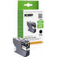 KMP B100  schwarz Druckerpatrone kompatibel zu brother LC-3213BK