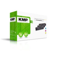 KMP H-T246CMY  cyan, magenta, gelb Toner kompatibel zu HP 203A; Canon  054(CF541A, CF542A, CF543A;  3023C002, 3022C002, 3021C002), 3er-Set