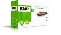 KMP 1248,0021  schwarz Toner kompatibel zu brother 2x TN-242BK, 2er-Set