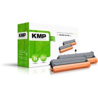 KMP B-T98D  schwarz Toner kompatibel zu brother TN-421BK, 2er-Set