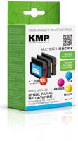 KMP H166CMYX  cyan, magenta, gelb Druckerpatronen...