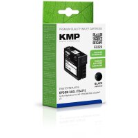 KMP E222X  schwarz Druckerpatrone kompatibel zu EPSON 34XL (T3471)