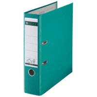 1010 Ordner Plastik - A4, 80 mm, türkis
