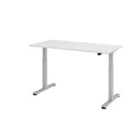 Schreibtisch XMST 16 weiß/silber gallery
