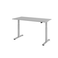 Schreibtisch XMST 16 grau/silber gallery